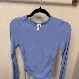 & Other Stories Lavender Cinch Detail Top